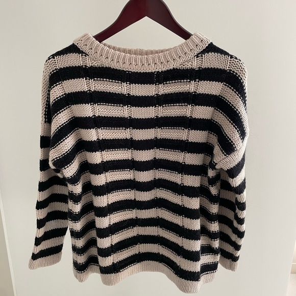 Sessun stripe sweater size small - Picture 2 of 4